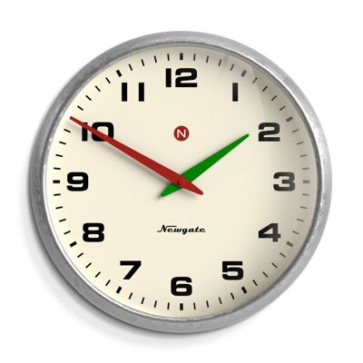 Wall clock - Superstore in smooth chrome - Newgate