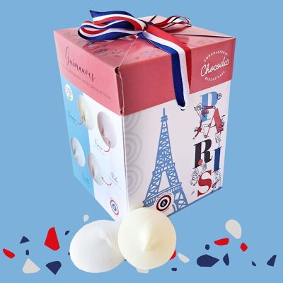 CHOCODIC - MAXI CUBE CADEAU GUIMAUVES TENDRES - COLLECTION PARIS 2024 SPORTS JEUX SPORTIFS