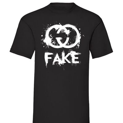 T-shirt White Fake GCCI