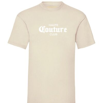 T-shirt Club Haute Couture Blanc