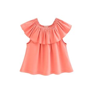 T-shirt à volants corail fille K161-24411111