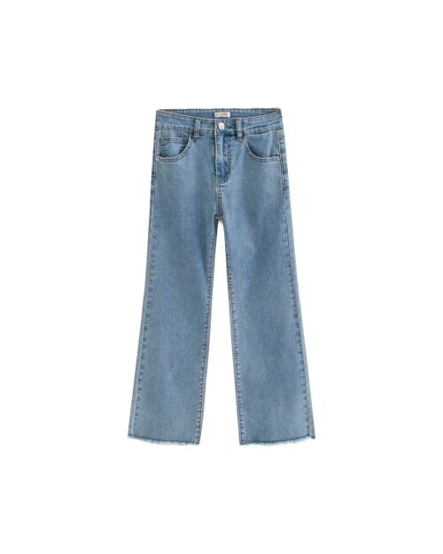 Pantalón de chica denim azul lavado K177-25414035