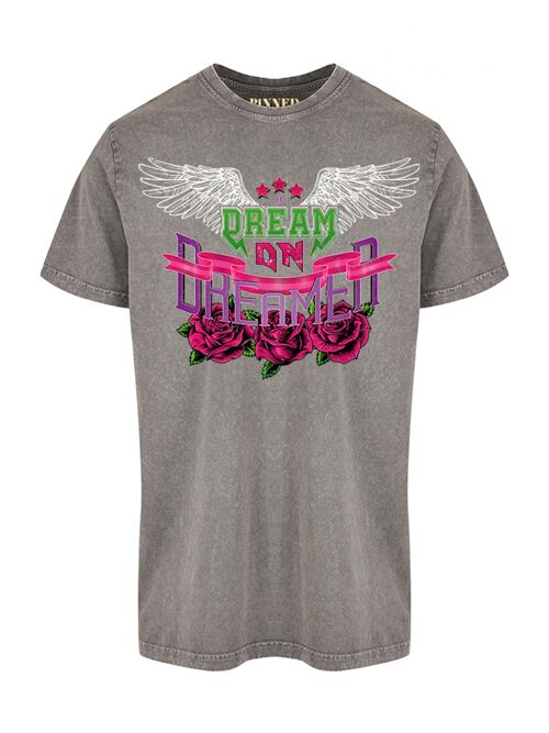 Washed T-shirt Dream On Dreamer