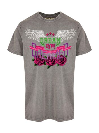 T-shirt délavé Dream On Dreamer 1