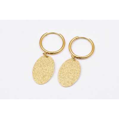 Earrings stainless steel GOLD - E60344089399