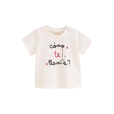 Baby-T-Shirt für Jungen „What's your name“ K170-26402084