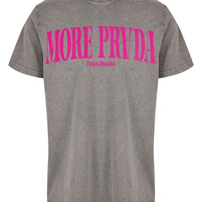 T-shirt lavata More Prada Neon Pink Velvet