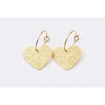 Boucles d'oreilles acier inoxydable OR - E60308084399