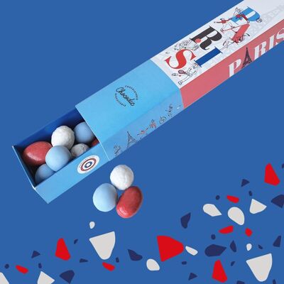 CHOCODIC - GOURMET STICK CHOCOLATE TREATS BLUE WHITE RED - PARIS 2024 COLLECTION SPORTS SPORTS GAMES