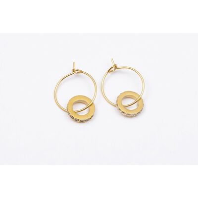 Pendientes acero inoxidable ORO - E60302196699