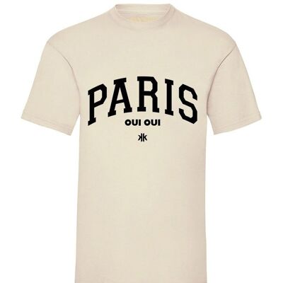 T-shirt Paris Oui Oui Noir