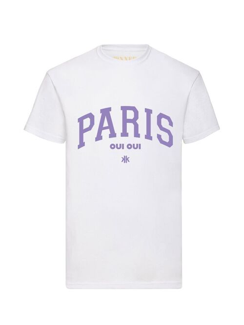 T-shirt Paris Oui Oui Lilac