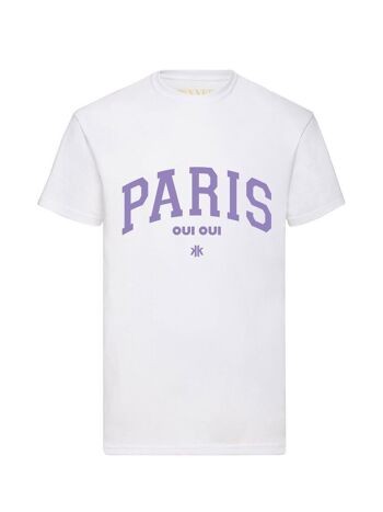 T-shirt Paris Oui Oui Lilas 1