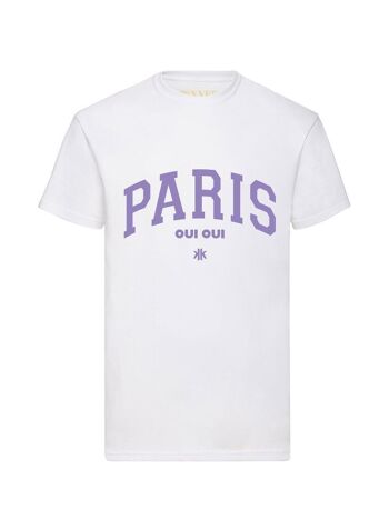 T-shirt Paris Oui Oui Lilas 3