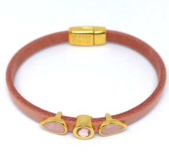 Bracelet en cuir Shorty Drops 9