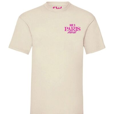 T-Shirt aus rosa Samt NR3 Paris