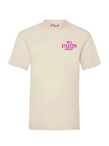T-shirt Velours Rose NR3 Paris 1