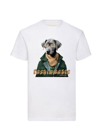 T-shirt Épinglé Chien Nude 1