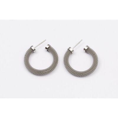 Earrings stainless steel SILVER - E60163075399