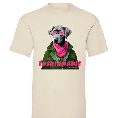 Camiseta Pinned Perro Rosa