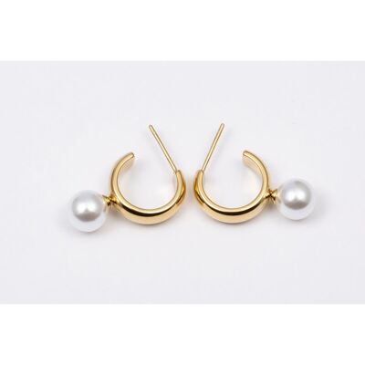 Earrings stainless steel GOLD - E60158070450