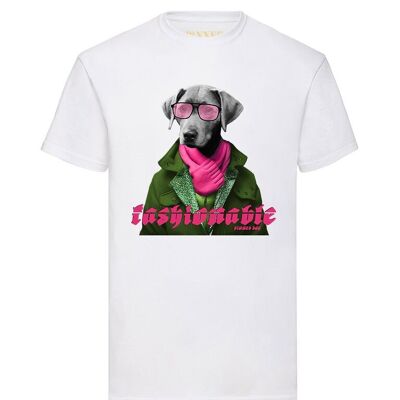 Camiseta Pinned Perro Rosa