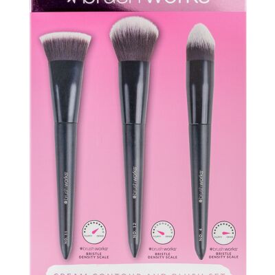 Brushworks Cream Contour and Blush Set