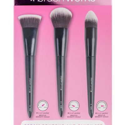 Set per contorno e fard in crema Brushworks