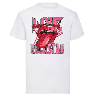 T-Shirt Rockstar Pink