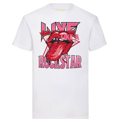 T-shirt Rockstar Pink
