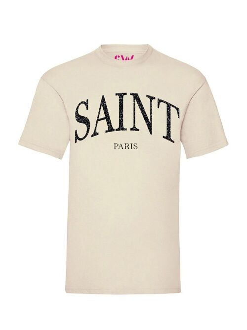 T-shirt Saint Paris Black Glitter