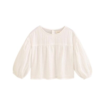 White buttoned girl's shirt K91-21414145