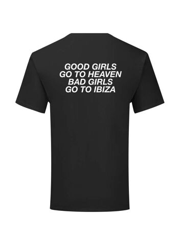 T-shirt Ibiza Filles Blanc Dos 1