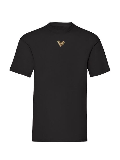 T-shirt Leopard Heart