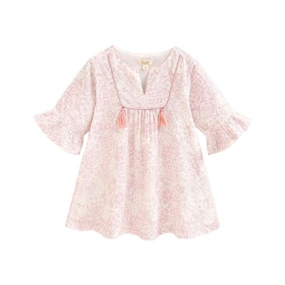 Weißes und rosa Fantasy-Mädchenkleid K155-21415151