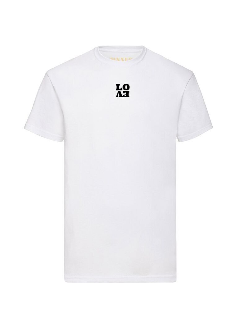 T-shirt Love Nera Davanti