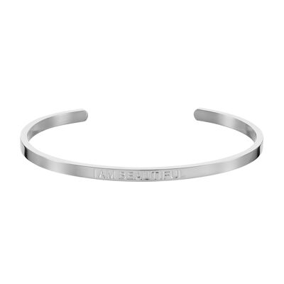 JE SUIS BELLE – Bracelet Affirmation – (Argent)
