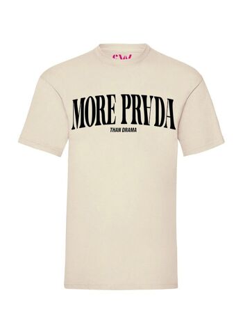 T-shirt Plus Prada Velours Noir 4