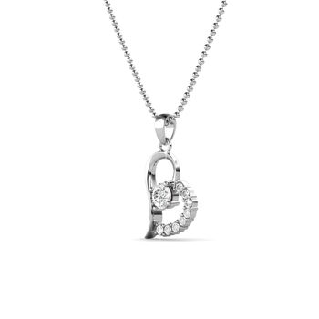 Pendentifs Petite Heart - Argenté et Cristal 5