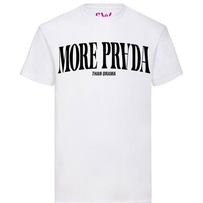 T-shirt More Prada Black Velvet