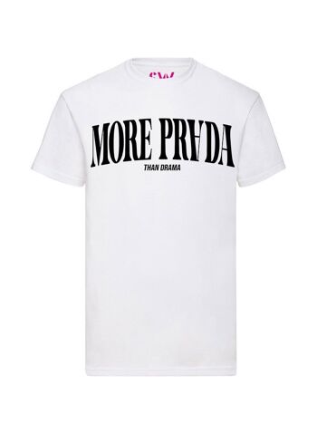 T-shirt Plus Prada Velours Noir 3