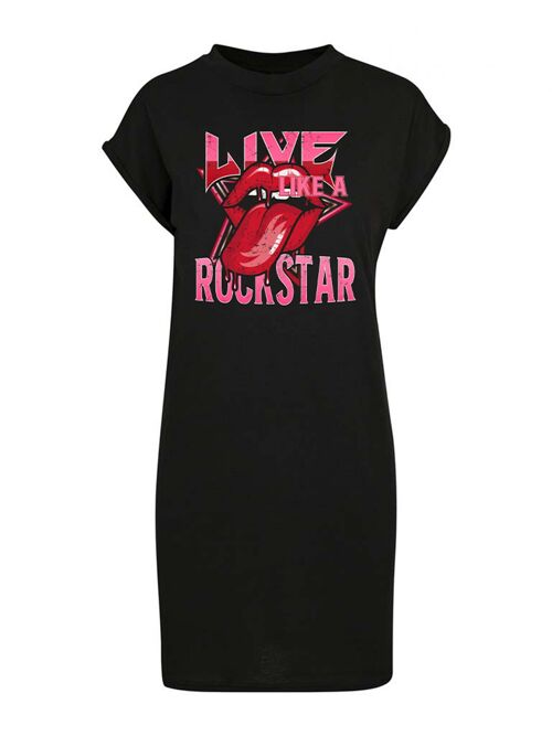 T-shirt Dress Rockstar Pink