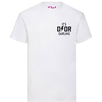 T-shirt Dyor Darling Black Velvet Chest