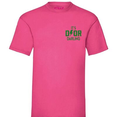 T-Shirt Dyor Darling Green Velvet Chest