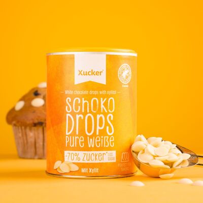 Weiße Schoko-Drops, klein