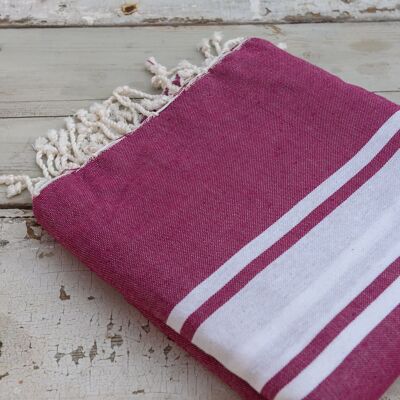 Fouta toalla  playa 2x2 XL Ceriza