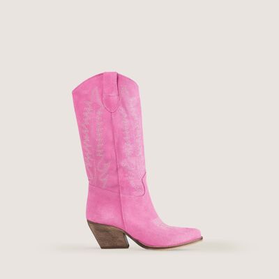 TEXANI-STIEFEL DALLAS MIDI FUCSIA