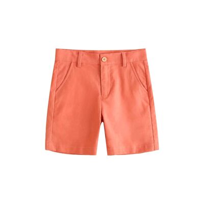 Boys' plain coral shorts K126-21411083