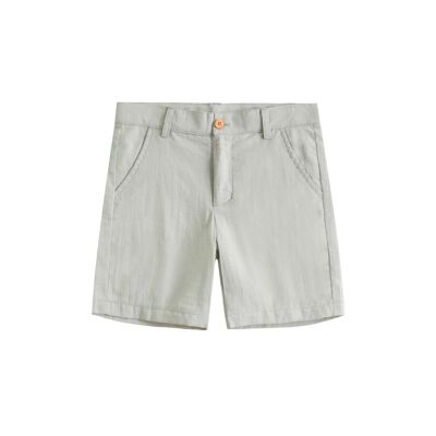 Bermuda básica de niño verde suave K174-21406323