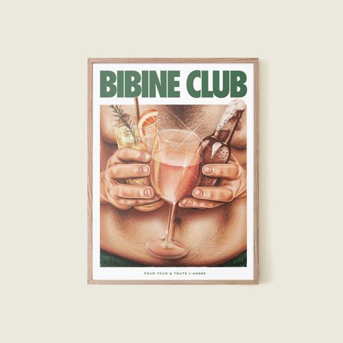 Affiche - Bibine Club - 30x40cm